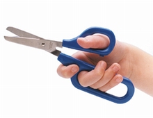 Schaar met extra groot handvat, rechtshandig
