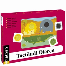 Lotto & memoryspel Tactiludi Dieren