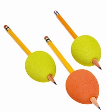 Eivormige potloodverdikkers, 3 stuks