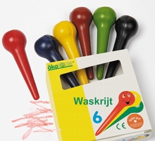 Waskegels, set van 6 stuks