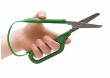 Schaar met extra groot handvat, linkshandig 