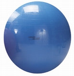 Gymnastiek/fysiobal 65 cm, kleur blauw 