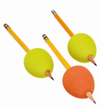 Eivormige potloodverdikkers, 3 stuks 