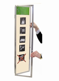 Individueel planbord met speciaal voorzetraam  