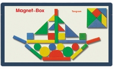 Magneetdoos met Tangram 
